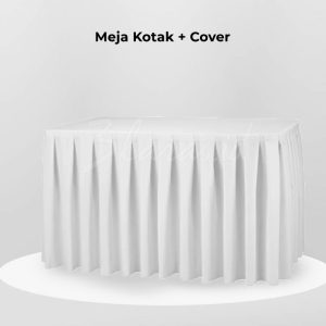 Meja Kotak + Cover