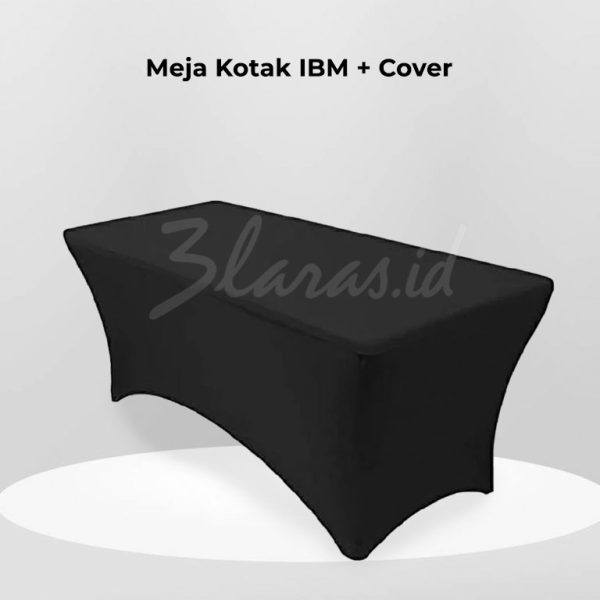 Meja Kotak IBM + Cover
