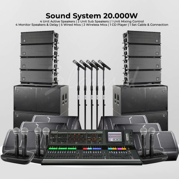Paket Sound System 20.000 Watt