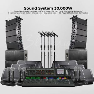 Paket Sound System 30.000 Watt