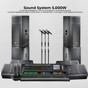 Paket Sound System 5.000 Watt